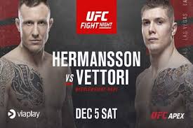 Ufc minute host lisa foiles looks ahead to ufc 185: Ufc On Espn 19 Hermansson Vs Vettori Fight Card Prediction Preview Date Location Odds Start Time