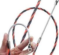 Professional 10M/33ft 6mm Cable Fish Tape Wire Network Wire Guider Cable  Puller Electrician Threading Device Lead Device