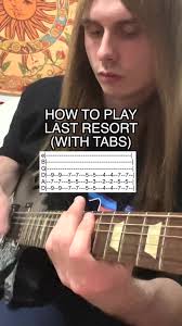 Surprised I hadn’t done this one yet #guitar #guitartok #paparoach  #lastresort #infest #numetal #metal #foryoupage #fypシ