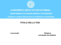Indicazioni Per La Stesura Della Presentazione Della Tesi Di Laurea Ppt Scaricare
