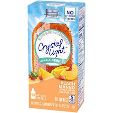 Crystal Light Energy On The Go Peach Mango 10 Count Pack