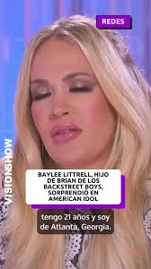 📢 Baylee Littrell, hijo de Brian Littrell de los Backstreet Boys,  audicionó para el reality American Idol. Durante su presentación, el joven  de 22 años no mostró vergüenza ni intentó esconder quién ...