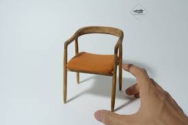Dollhouse Wood Chair 1 6 Scale Furniture Miniature For Etsy In 2020 Wood Chair Furniture Chair