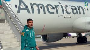 Brazil squad receive roaring welcome as they touch down in Houston ahead of Japan clash