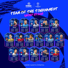 Fifa 20 Ultimate Team Team Of The Group Stage Fifa 20 Fifa Poster Fifa Card