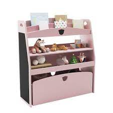 Visually search the best large toy boxes you'll love in 2021 and ideas. Bestier Kids Wooden Toy Storage And Bookshelf Home Small Extra Large Toy Box Chest Furniture With Rolling Box Natural Primary Wood Toy Box For Girls Pink P2 Mdf Buy Online In Antigua And Barbuda