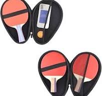 1 Piece Table Tennis Bag PU Table Tennis Racket Cover Case Pingpong Paddle  Cover Case Pingpong Storage Bag Table Tennis Bat Cover Case Table Tennis ...