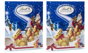 12 day white bauble,12 day gold bauble, 24 day gold circle, 24 day red sleigh, 24 day white snowflake. Lindt Advent Calendar Groupon