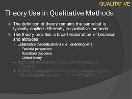 The same research topic can be approached very differently within different theoretical frameworks: The Use Of Theory Part 2 Qualitative And Mixed Methods Ppt Download