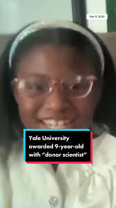 9-Year-Old Bobbi Wilson Honored as Donor Scientist by Yale