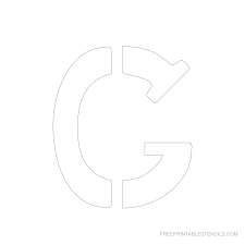 Want lettering in your 3d print that you can see through but find the centre of the letters and holes fall out? Printable 5 Inch Letter Stencils A Z