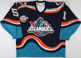 Exact replica worn on ice. Old Islanders Jersey Online