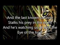 They looked at some rocky clips and wrote the song based on what they saw. Pin On Eye Of The Tiger