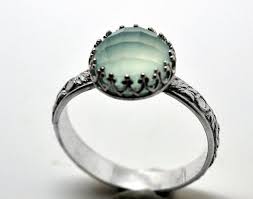 Pin By Amanda On Adorn Chalcedony Wedding Ring Handmade Engagement Rings Chalcedony Ring