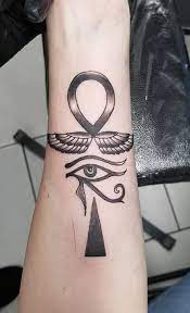 There are three major components of the wedjat that beg exploration when researching this tattoo meaning… 1) the eye itself Looking For An Eye Of Horus Tattoo Body Tattoo Art