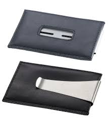 Rfid blocking personalized leather magnetic money clip for men, monogrammed rustic id card wallet, custom slim minimalist wallet, credit card case holder 4.7 out of 5 stars 74 $34.99 $ 34. Visol Oliver Black Leather Money Clip Card Holder