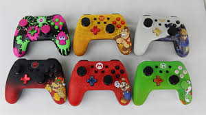 Switch pro controller nfc nintendo switch controller switch controller control switch pro pro controller switch pro controller for n switch. Nintendo Switch Powera Splatoon Dk Link Bowser Mario Yoshi Wired Controllers Youtube