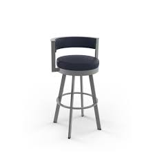 Shop our best selection of rattan / wicker seat bar stools & counter stools to reflect your style and inspire your home. Amisco Browser 26 In Navy Blue Faux Leather Glossy Grey Metal Swivel Counter Stool 41542 26 24df The Home Depot