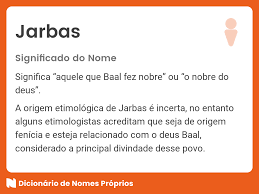 Significado do nome Jarbas - Dicionário de Nomes Próprios