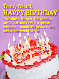 Top birthday cake wishes with images name; Birthday Cake Wishes For Friend Happy Birthday Wishes