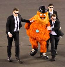 Gritty is the new mascot for the philadelphia flyers. Mike Darnay On Twitter Gritty The Flyers Mascot Is Detained By Security Personnel After Going Streaking At The 2019 Nhl Coors Light Stadium Series Game At Lincoln Financial Field In Philadelphia Pa