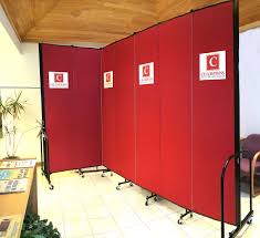 The clear anodised aluminium frames with. Movable Wall Logo Ideas Screenflex Portable Room Dividers