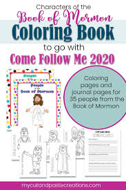 Come Follow Me 2020 Book Of Mormon Coloring Book Kids Etsy In 2020 Kids Journal Book Of Mormon Kids Coloring Books