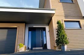 Möchten sie ein haus mit überdachter terrasse bauen? Hauseingang Gestalten Ideen Tipps Schoner Wohnen