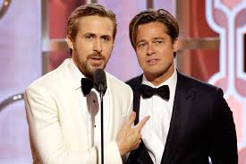 Canadian actor ryan gosling is the first person born in the 1980s to have been nominated for the best actor oscar (for half nelson (2006)). Ryan Gosling And Brad Pitt Are The Golden Globes S Best Comedy Duo Vanity Fair