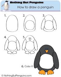 Through this creative experience you will not only have fun, you will learn i. How To Draw A Penguin How To Draw A Penguin Penguins Directed Drawings