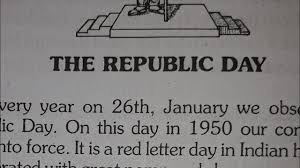 Republic Day Essay Republic Day Essay In English 26th January Essay In English Youtube