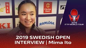 Mima ito 伊藤美誠 posted on instagram: Mima Ito Interview 2019 Ittf Swedish Open Youtube