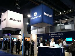 Microsoft Booth At Nab Microsoft Online Community Exhibition