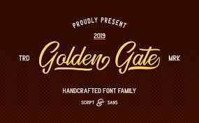 Download free handwritten fonts for windows and mac. Golden Gate Font Duo In Fonts On Yellow Images Creative Store