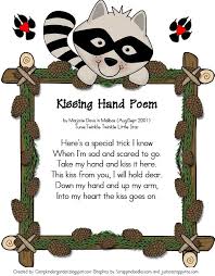 Kissing Hand Poem Jpeg 525 672 Pixels The Kissing Hand Kissing Hand Activities Beginning Of Kindergarten
