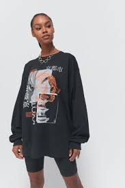 Anime Oversized Long Sleeve Tee Long Sleeve Tee Outfit Long Sleeve Tshirt Outfit Long Sleeve Shirt Outfits