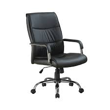 Facile d'entretien, il sera votre allié lors de longues heures de travail en vous offrant une assise des plus confortables. Chaise De Bureau Simili Cuir Noir Meubles Rd