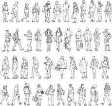 People Outline Silhouettes Vector Png Images Backgrounds And Vectors For Free Download Freeicon Silhouette Vector Cartoon People People Illustration
