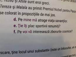 Tema partea de vorbire este discutată în detaliu înșcoala primară. Precizeaza Ce Parte De Vorbire Sunt Cuvintele Scrise Colorat In Propozitiile De Mai Jos Brainly Ro