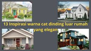 Warna gelap dengan warna netral yang kontras elegan 13 Inspirasi Warna Cat Dinding Luar Rumah Yang Elegan Youtube