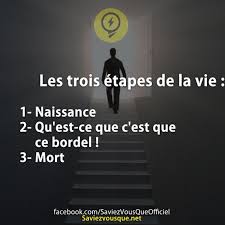 Athos serait mort plutôt que d'appeler au secours ; Les Trois Etapes De La Vie 1 Naissance 2 Qu Est Ce Que C Est Que Ce Bordel 3 Mort Saviez Vous Que