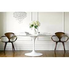The image of tulip tables and chairs is probably one of the most recognizable in the world of interior design. Table Tulipe Ovale Achat Vente Pas Cher