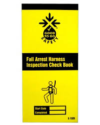 8) certification tag (psb test). Harness Inspection Record System Scafftag