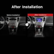 How To Quickly Upgrade A 2008 2009 2010 2011 2012 2013 Subaru Outback Car Radio With Aftermarket Bluetooth Dvd Player Gps Navigation System Seicane