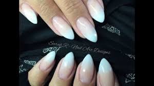 Fortunately, there are a few tricks you can use to get your acrylic nails off without making a trip to the salon. Baby Boomer Faded Ombre French Acrylic Nails Ink London Acrylink Youtube