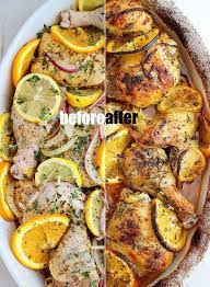 Herb And Citrus Oven Roasted Chicken Recipe Recipes Healthy Recipes Cooking Herbs