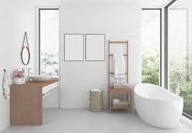 Interior Mockup Bathroom Background Bathroom Interior Interior Wall Design
