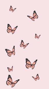Butterfly Wallpaper Aesthetic Laptop Aesthetic, anime art, pink, kawaii, kiss, love, one person. butterfly wallpaper aesthetic laptop