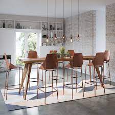 5 piece dining table set: Modern Rustic Urban Mid Century Bar Bench Kitchen Dining Table Kitchen Island De High Dining Table Midcentury Modern Dining Table Modern Bench Dining Table