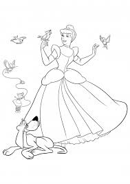 Explore 623989 free printable coloring pages for your kids and adults. Cinderella Bruno The Dog And The Birds Coloring Pages Disney Princesses Coloring Pages Colorings Cc